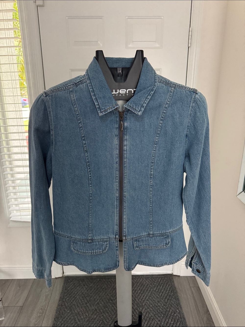 Christopher & Banks Light Blue Denim Zip Jacket